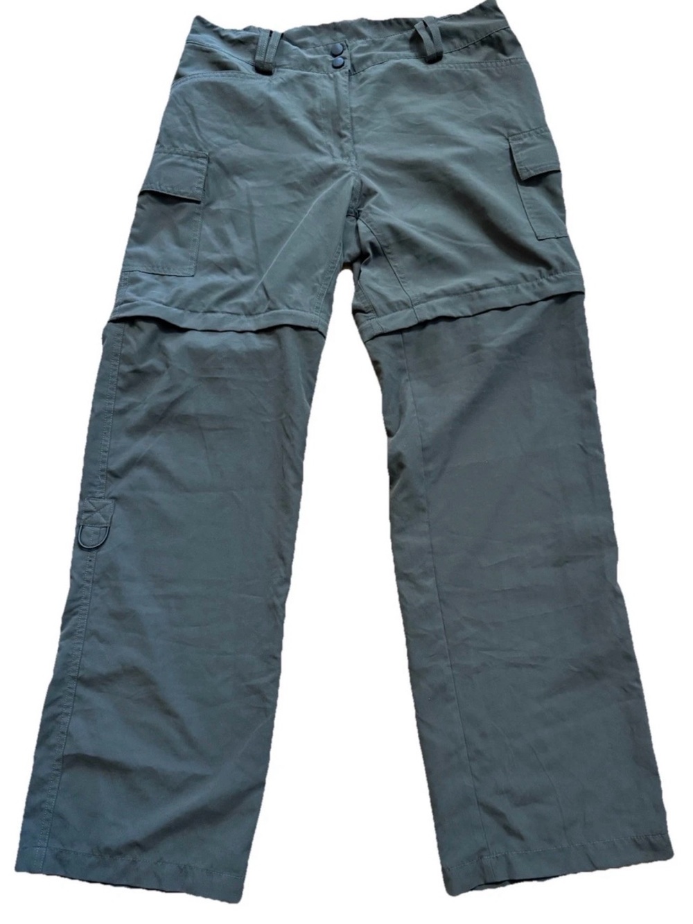 Rugged Exposure Convertible Hiking Pants Women’s M Olive Zip Off Cargo Outdoor